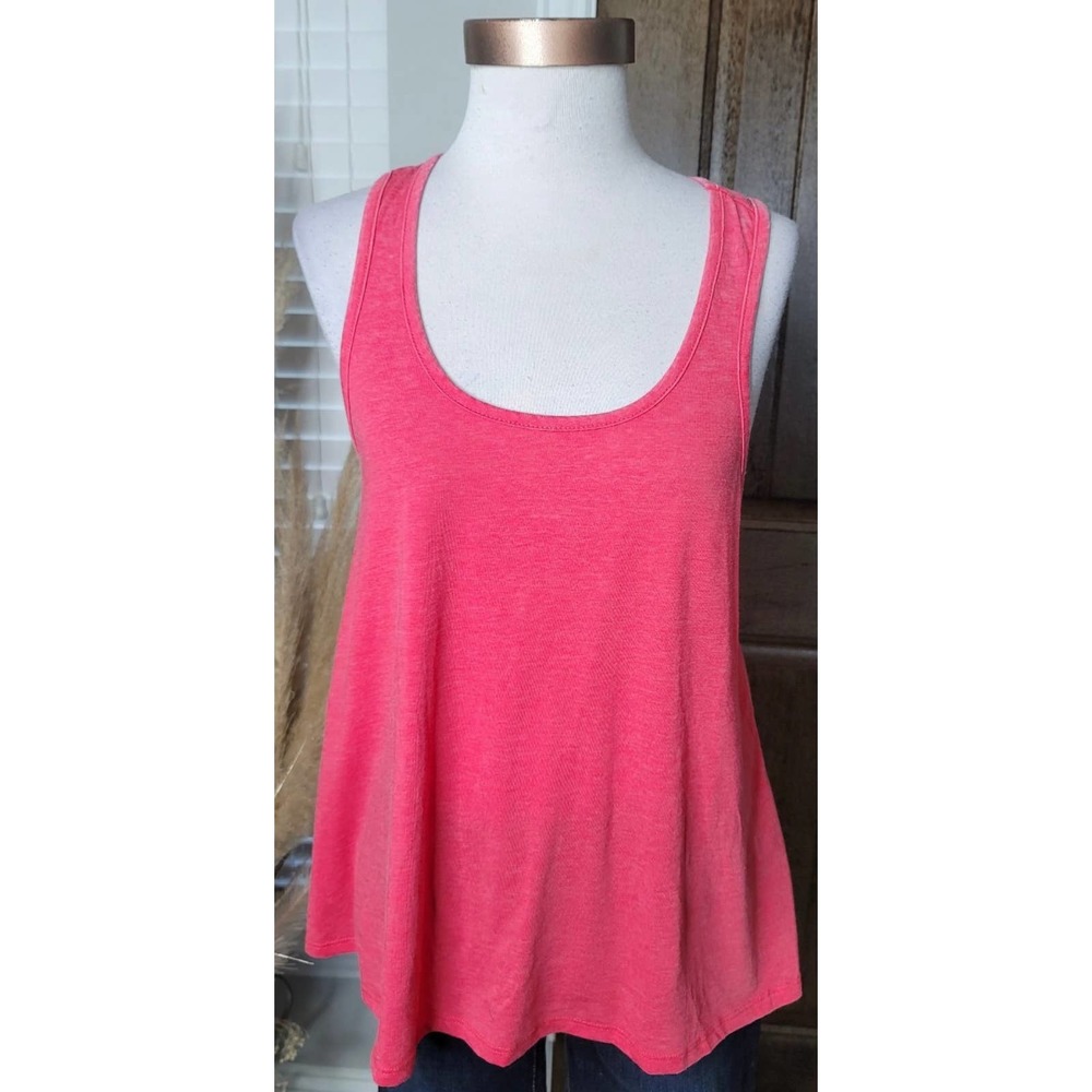 Women's Z Supply Red Cotton Casual Sleeveless Racerback Tank Top Size Small NWT